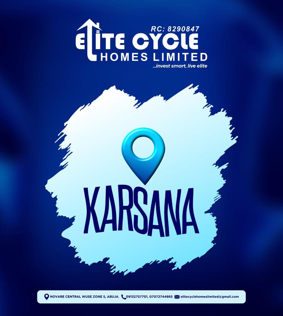 Karsana project location by Elite Cycle Homes in Abuja